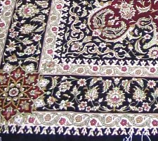d�tail tapis persan
